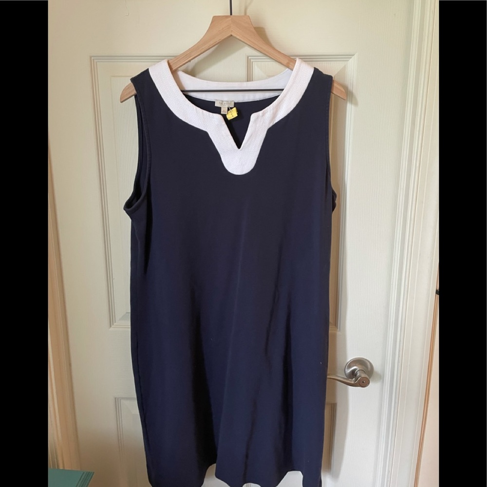 Blue Shift Dress Talbots